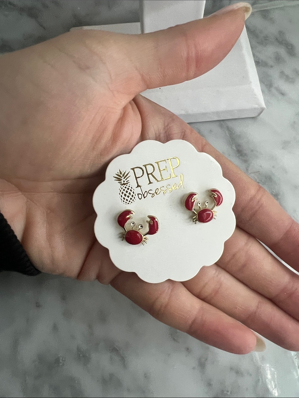 NEW CRAB STUDS 🦀 - Picture 3 of 3